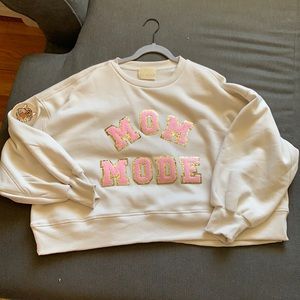 MOM MODE sweatshirt - JUDITH MARCH
